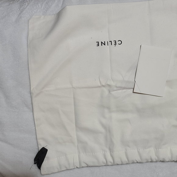 Céline Cabas Fold Over 3 way Tote Strap Yellow & White Leather Bag - Picture 10 of 11